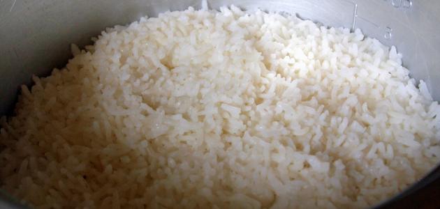 كيف أعمل الأرز الأبيض