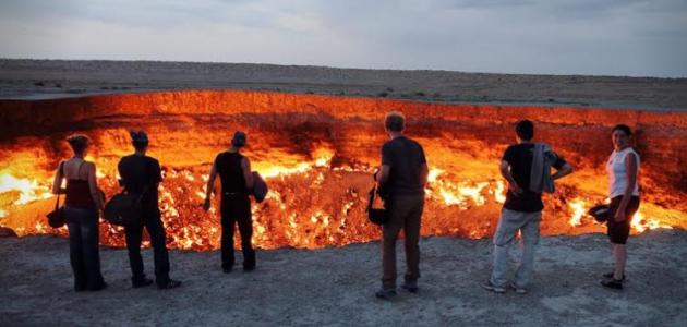 حفرة الجحيم في تركمانستان