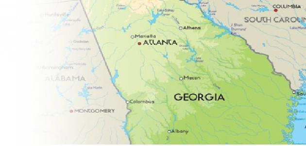 أين تقع جورجيا في أمريكا