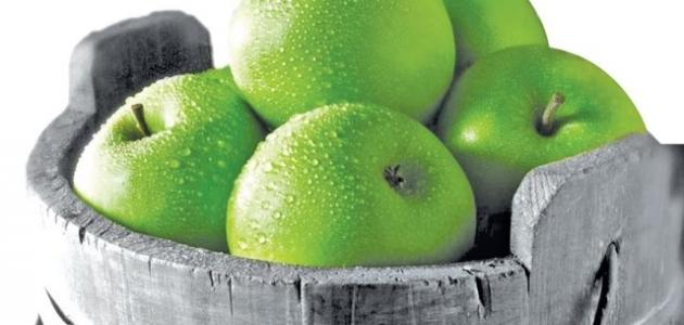 عدد السعرات الحرارية في التفاح الأخضر