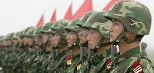 عدد أفراد الجيش الصيني