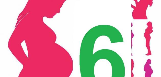 أعراض الحمل في الشهر السادس