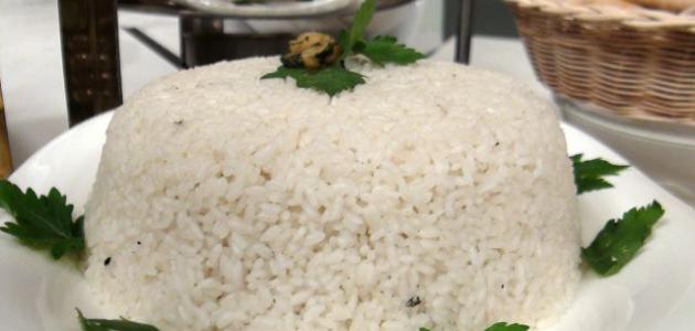 كيف أعمل أرز أبيض سادة