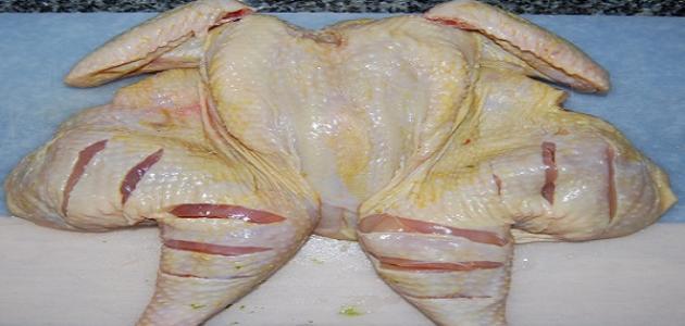 طريقة تقطيع الدجاج للشوي