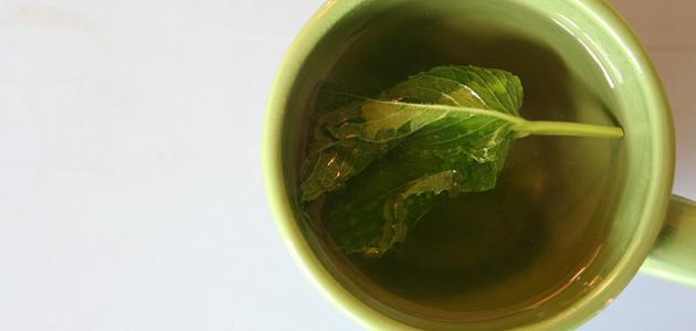 فوائد شاي الأخضر بالنعناع