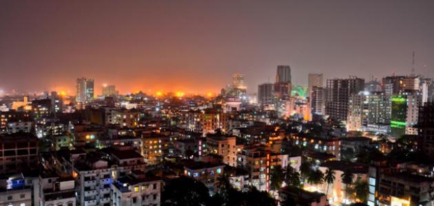مدينة دكا في بنجلاديش