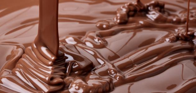 عمل الشوكولاتة السائلة