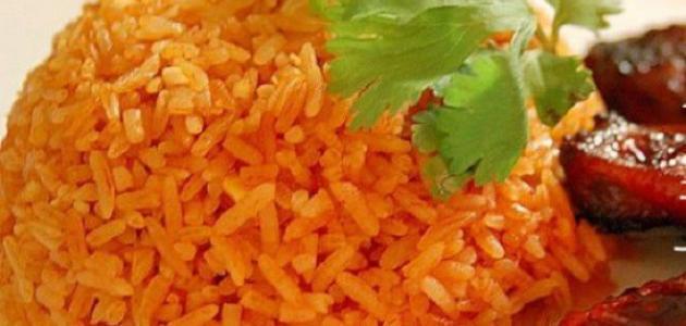 طريقة ومكونات الأرز