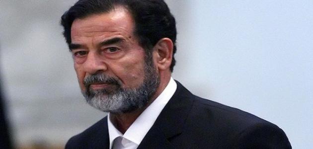 ذكرى وفاة صدام حسين حروف عربي