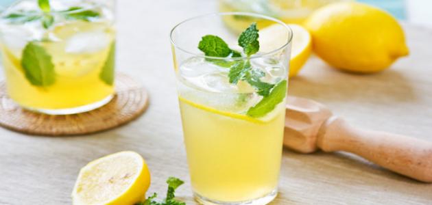 طريقة عمل عصير الليمون المثلج