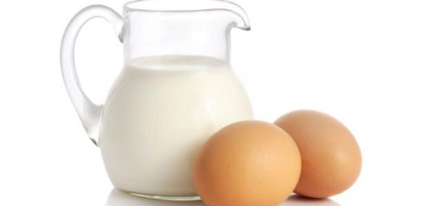 فوائد البيض والحليب