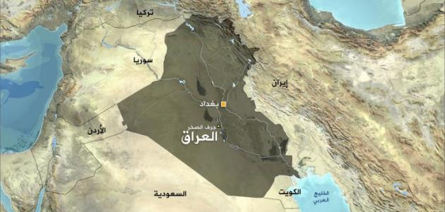أين يقع العراق