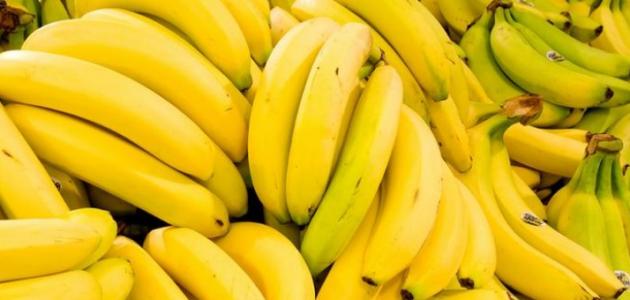عدد السعرات الحرارية في الموز