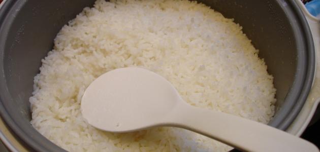 طريقة سلق الرز الأبيض