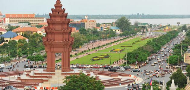 أين تقع مدينة كمبوديا