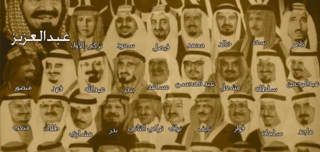 كم عدد ابناء الملك عبد العزيز