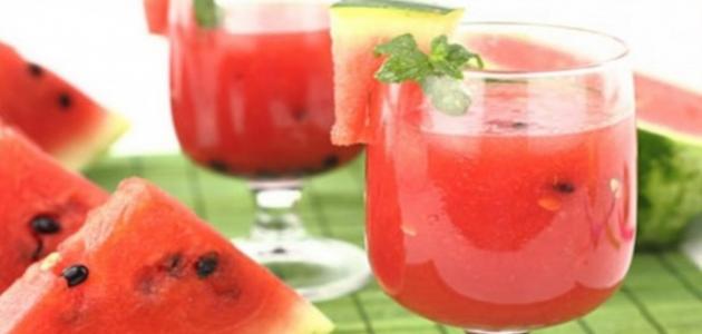 فوائد عصير البطيخ الأحمر