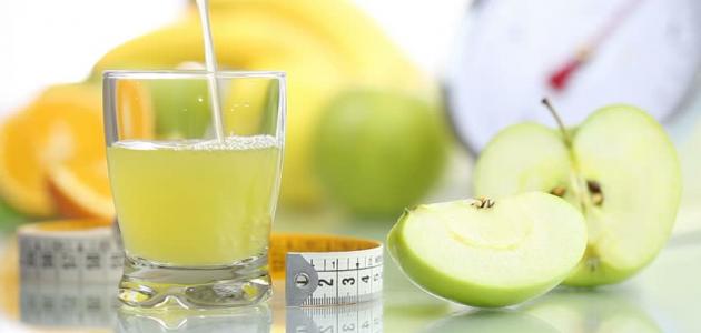 فوائد عصير التفاح الأخضر للتخسيس