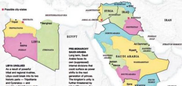تقسيم الوطن العربي