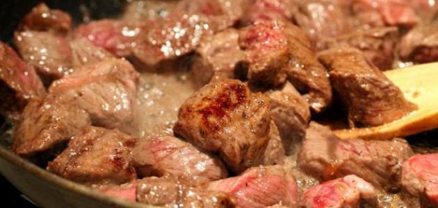 طريقة طبخ اللحم