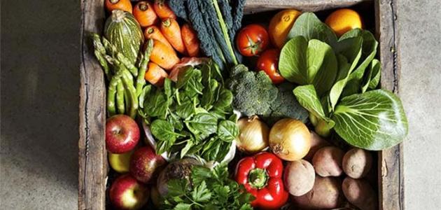 فوائد الخضروات والفواكه بشكل عام