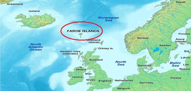 أين تقع جزر فارو