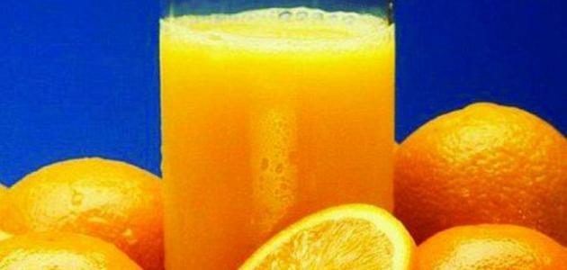 عمل عصير البرتقال
