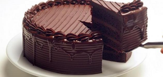 مكونات الكيكة بالشوكولاتة