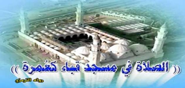 معلومات عن مسجد قباء