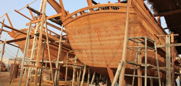 صناعة السفن في عمان