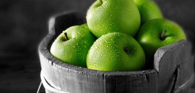 فوائد التفاح الأخضر قبل النوم