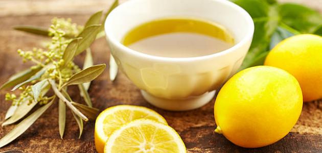 فوائد عصير الليمون مع زيت الزيتون