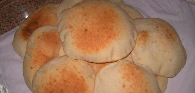طريقة خبز العيش الشامي