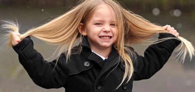 طرق تنعيم شعر الأطفال
