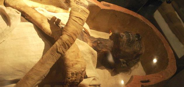 جثة فرعون في المتحف المصري