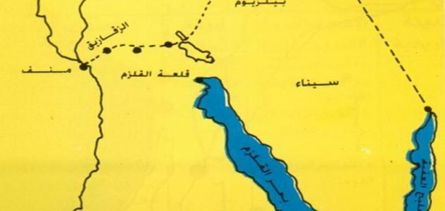 أين تقع شبه جزيرة سيناء