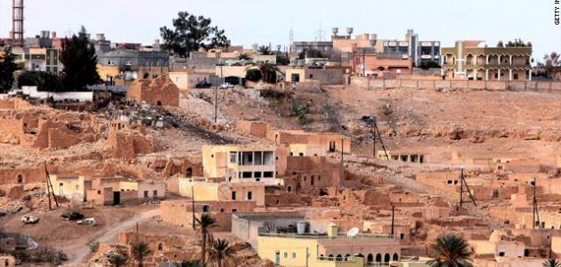مدينة بن وليد في ليبيا