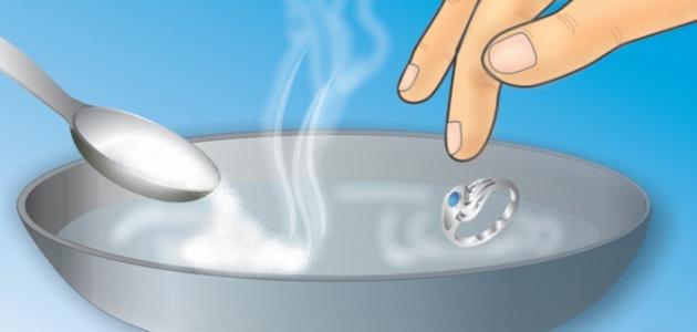 كيفية تنظيف خاتم الفضة